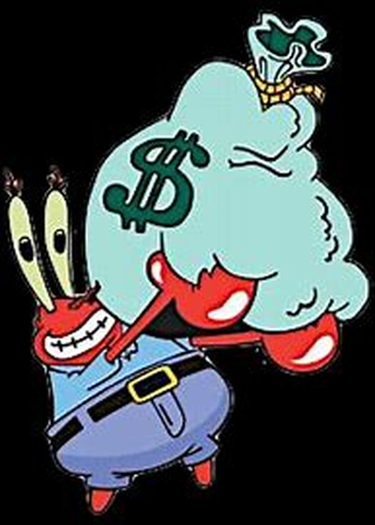 mr krabs money bag