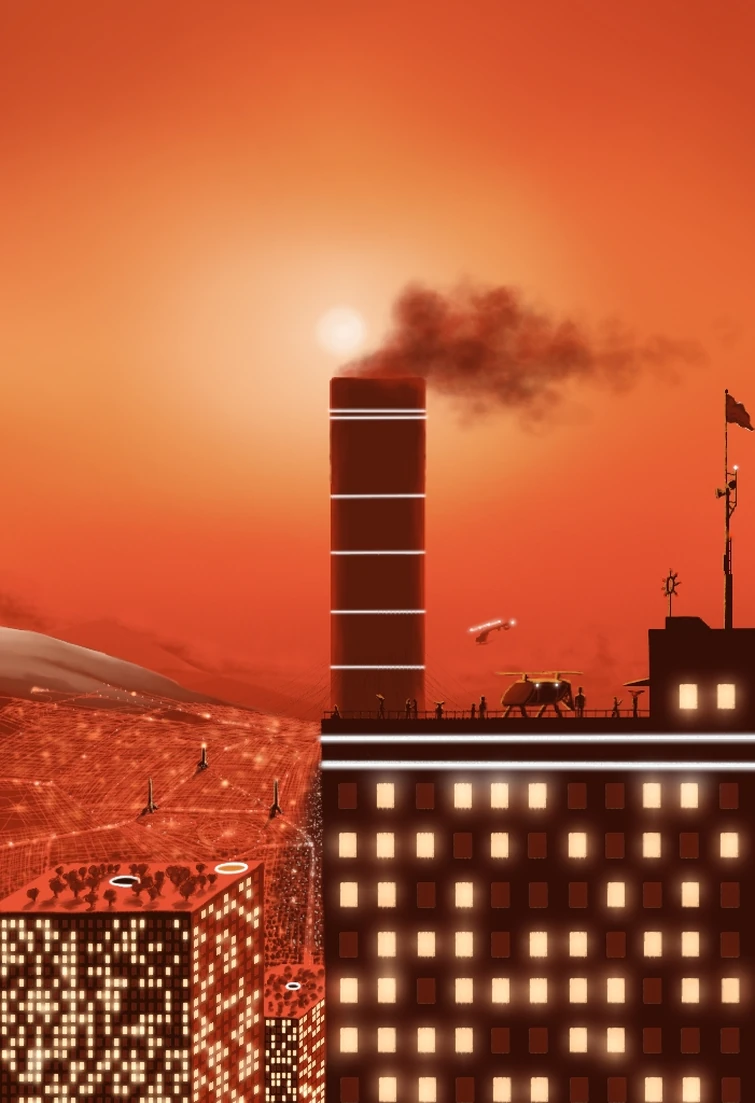 Random Post Just city artwork part of my speculative biology project