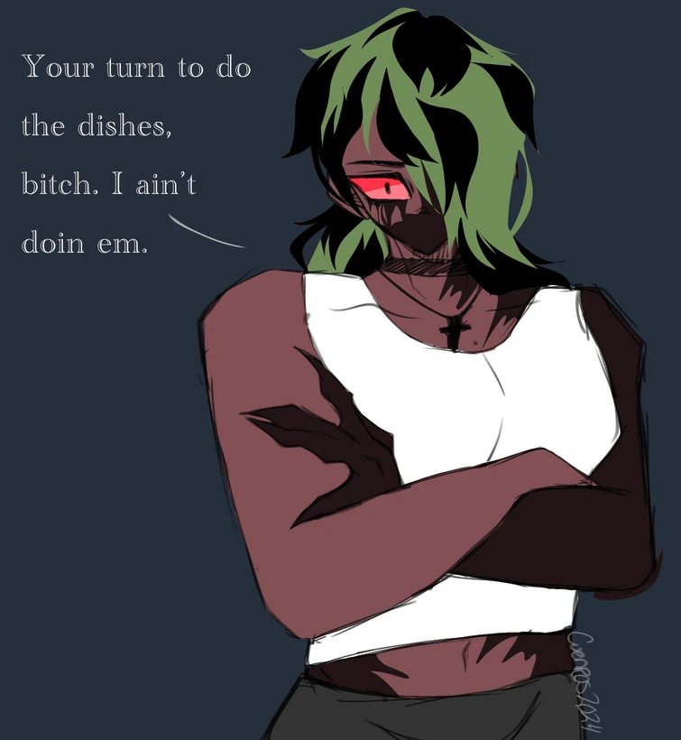 Human twisted cosmo to match twisted sprouts doodle | Fandom