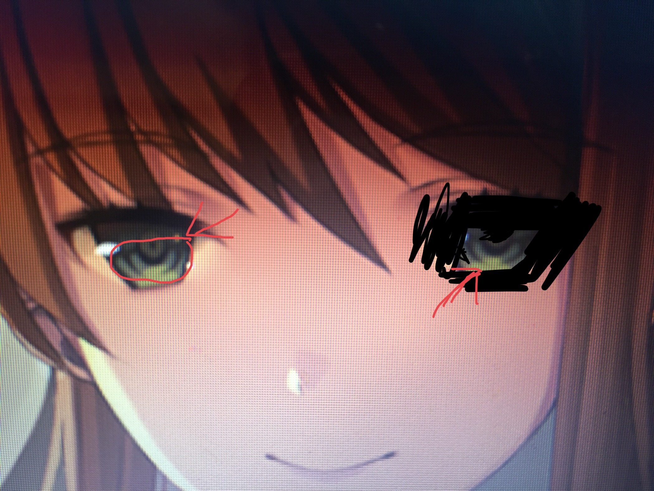 Does anyone else think that Monika's new Smug Eyes look a bit