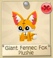 giant fox plushie