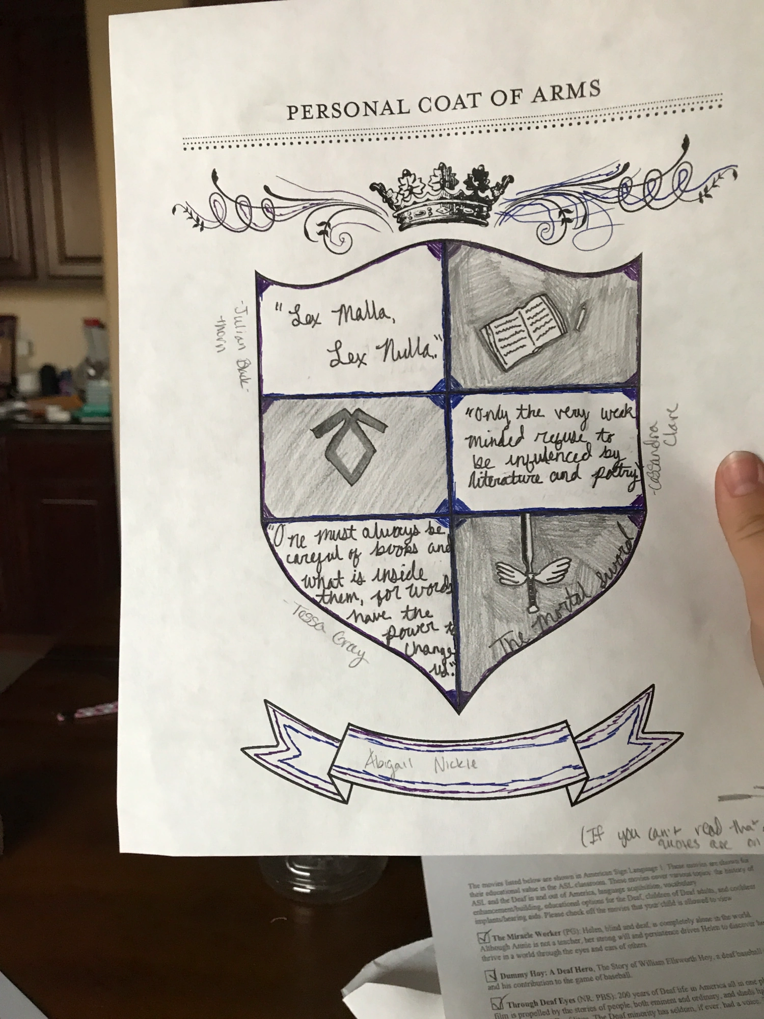 Y’all like my Coat of Arms for History? Fandom