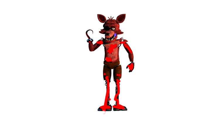 Nightmare jumpscare render, with blue and red lighting :  r/fivenightsatfreddys