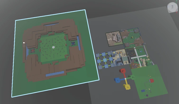 I was making a cluster of old roblox maps in studio and look what I ...