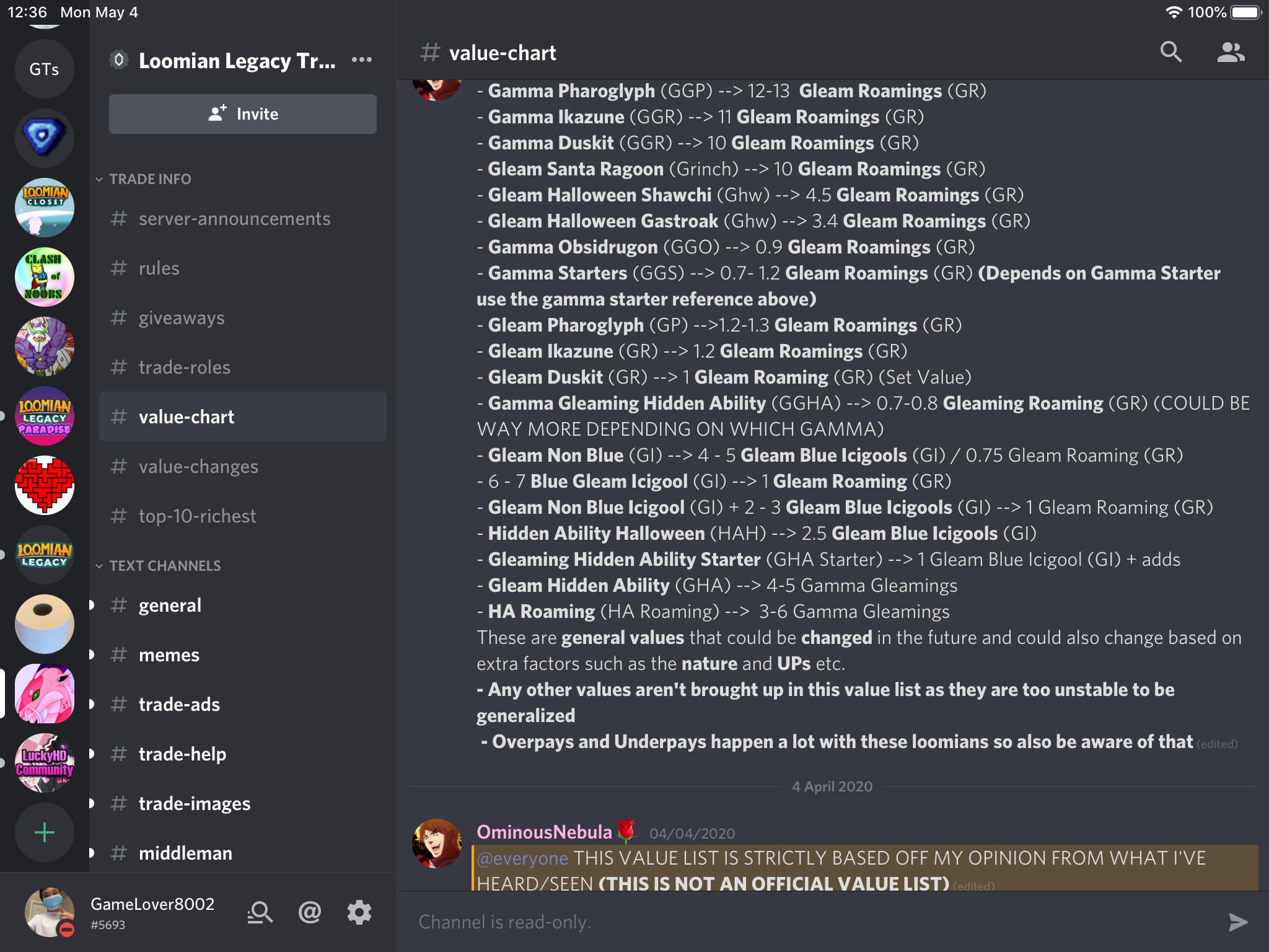 Loomian Legacy Discord Server