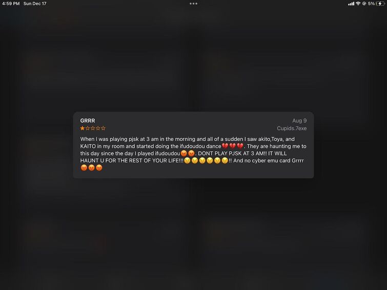 Pjsk one star reviews are actually hilarious fandom