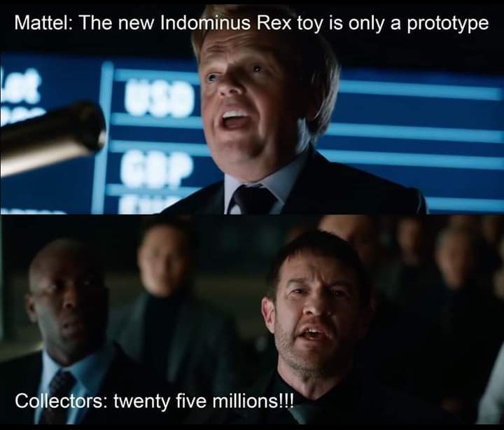 jurassic world mattel i rex meme lol. | Fandom