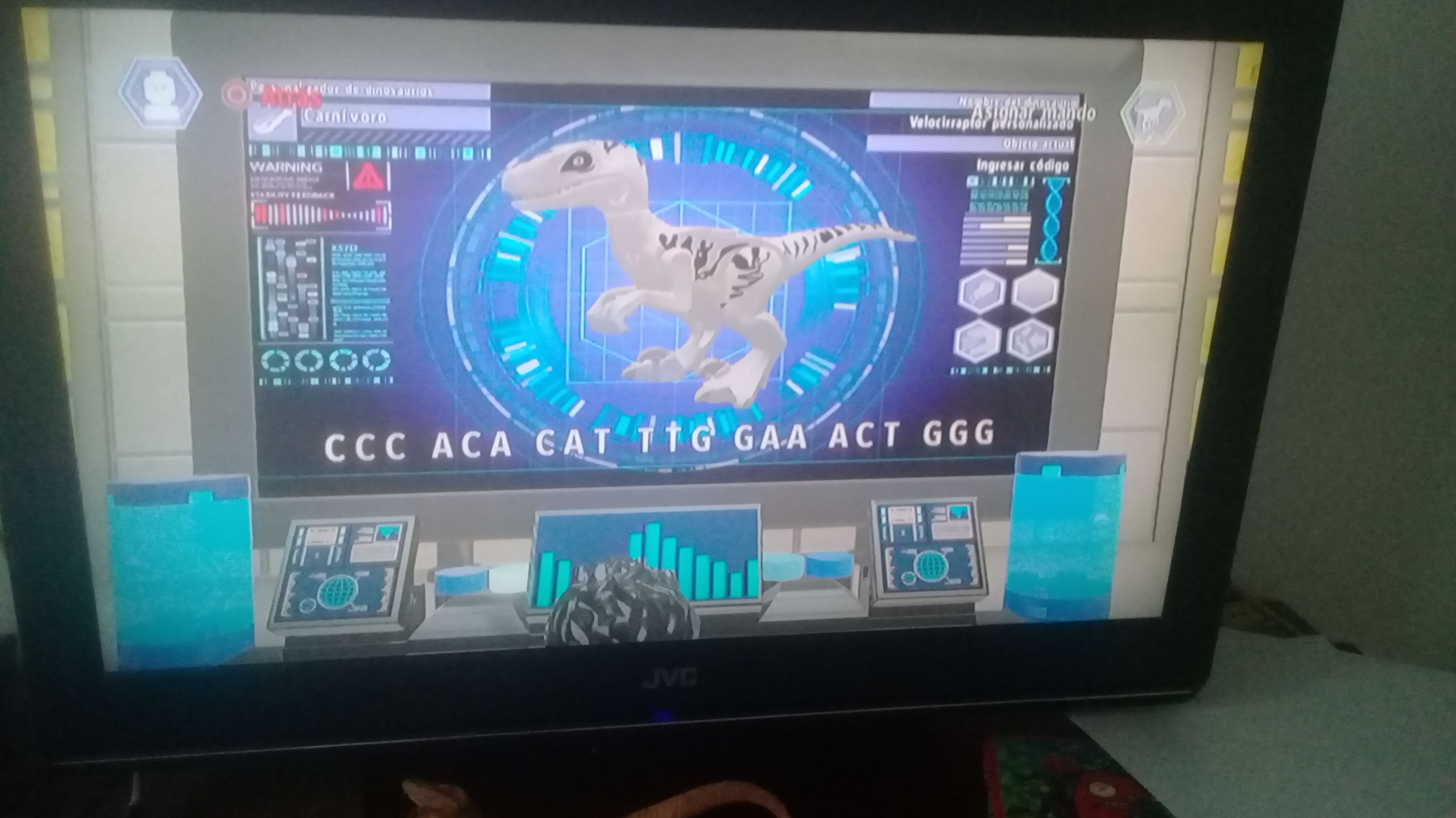 codigo lego jurassic world
