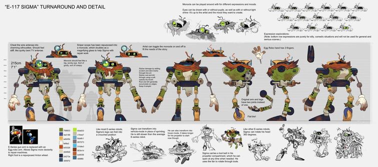 Mecha Knuckles and E-117 Sigma revealed for Sonic: Scrapnik Island - Tails'  Channel