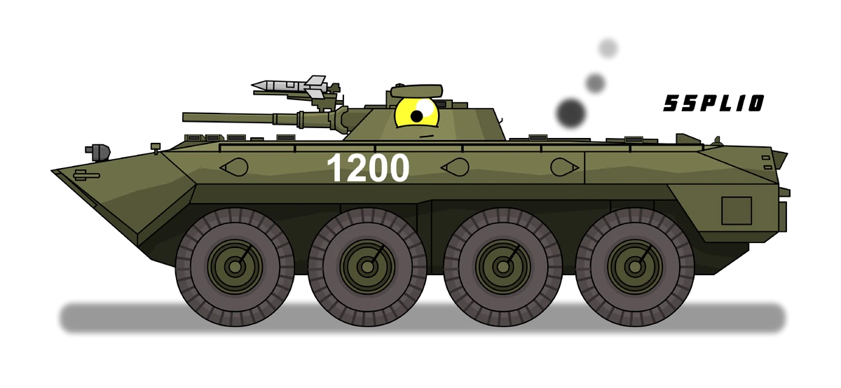 Object 1200 (Soviet wheeled IFV prototype) | 555PL10-2 Wiki | Fandom