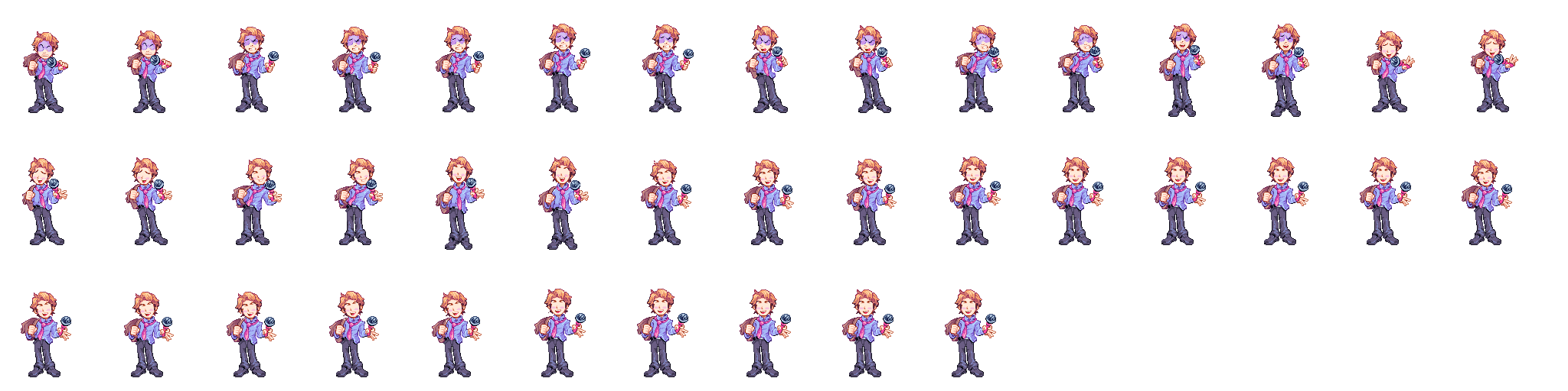 Since Nobody Saw Im Reposting The Spritesheet I Made For Senpa Fr Day N Ght Funk N Mod Fandom