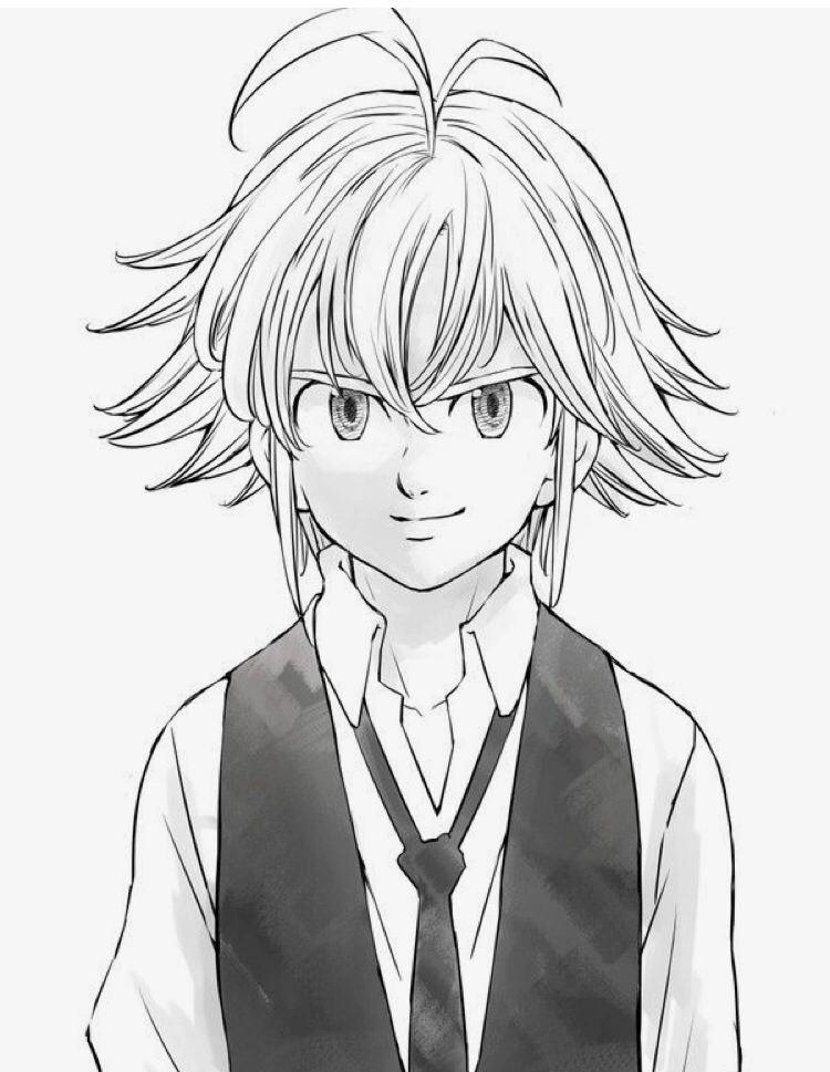 Мелиодас рисунок легкий