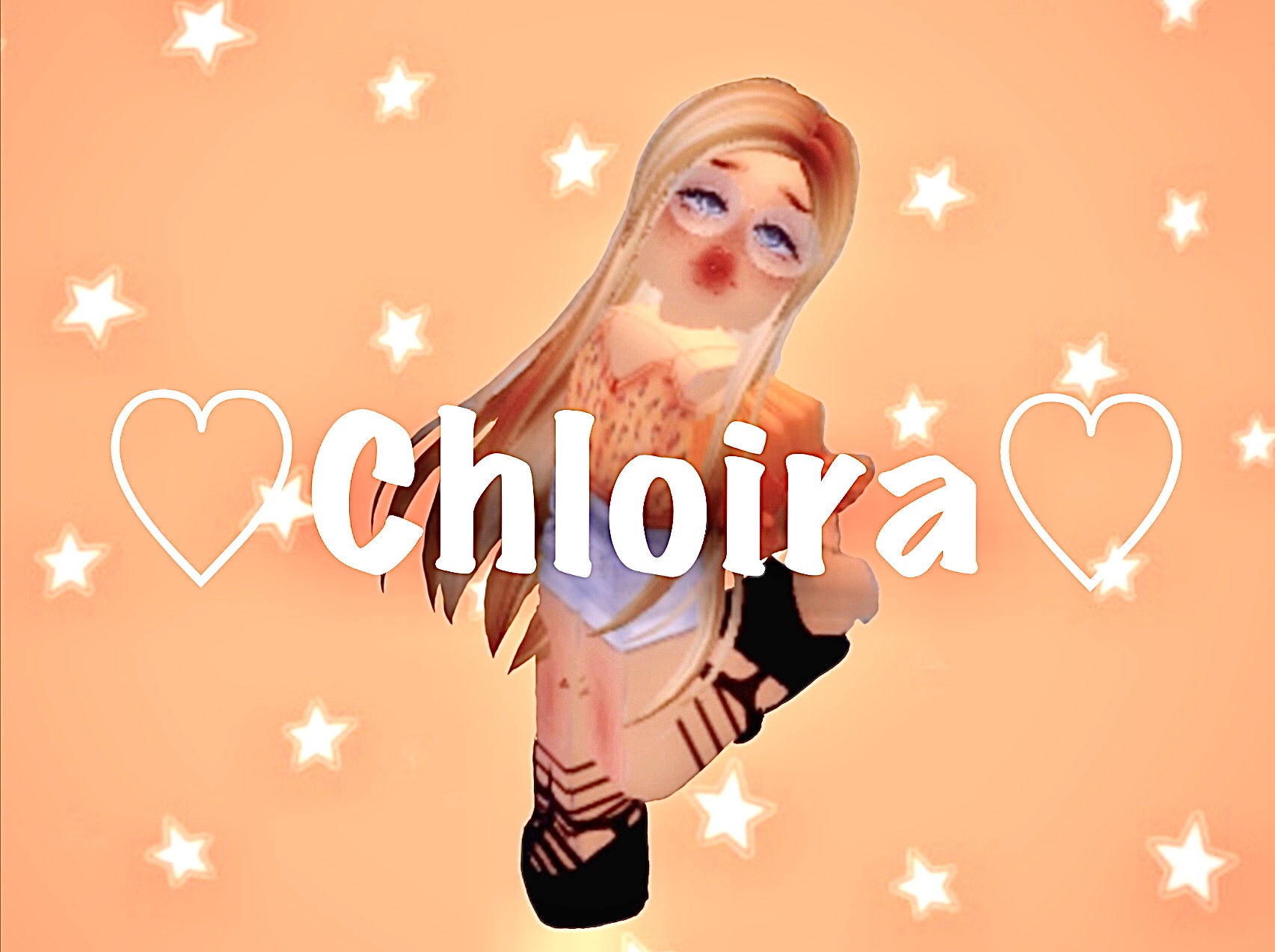 peach aesthetic aesthetic roblox avatars cute