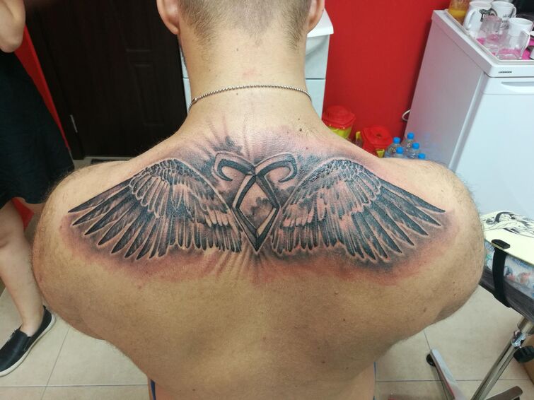 angelic rune tattoo