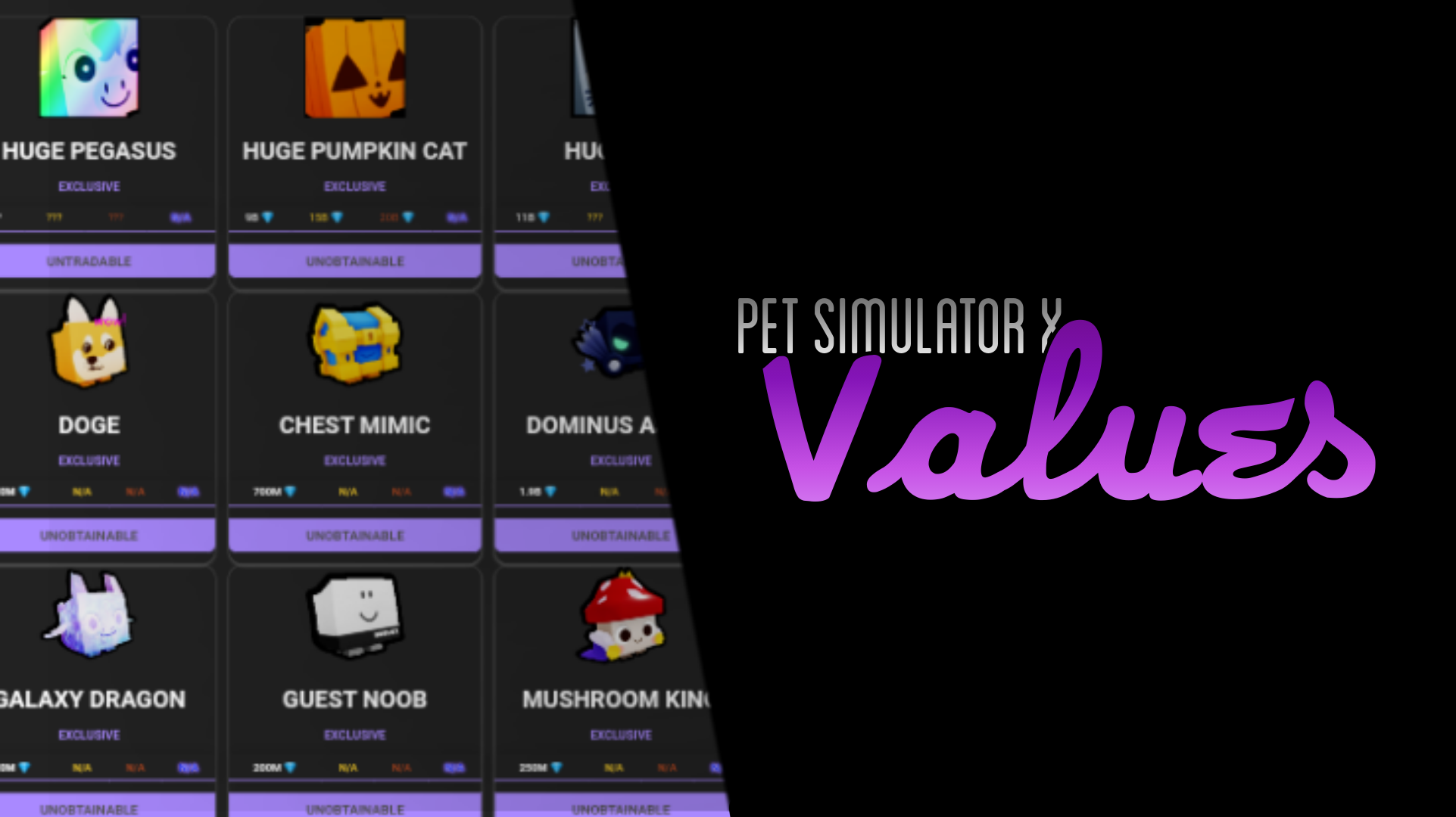 Pet Simulator X Values Site Fandom