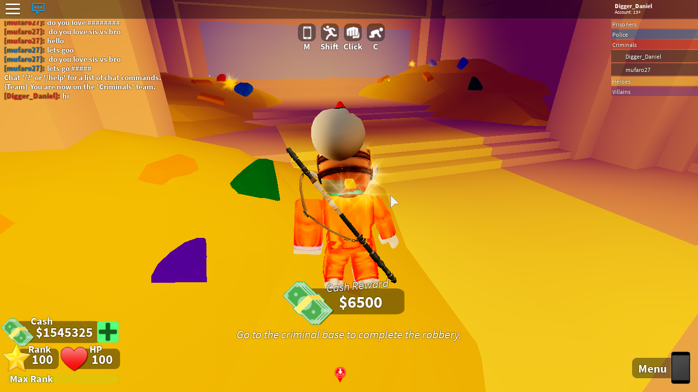 What Does The Golden Key Do In Mad City Roblox