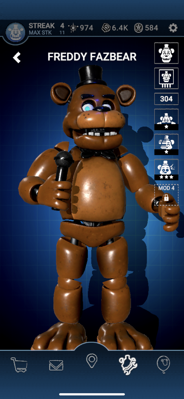 Unlocked Freedy Fazbear