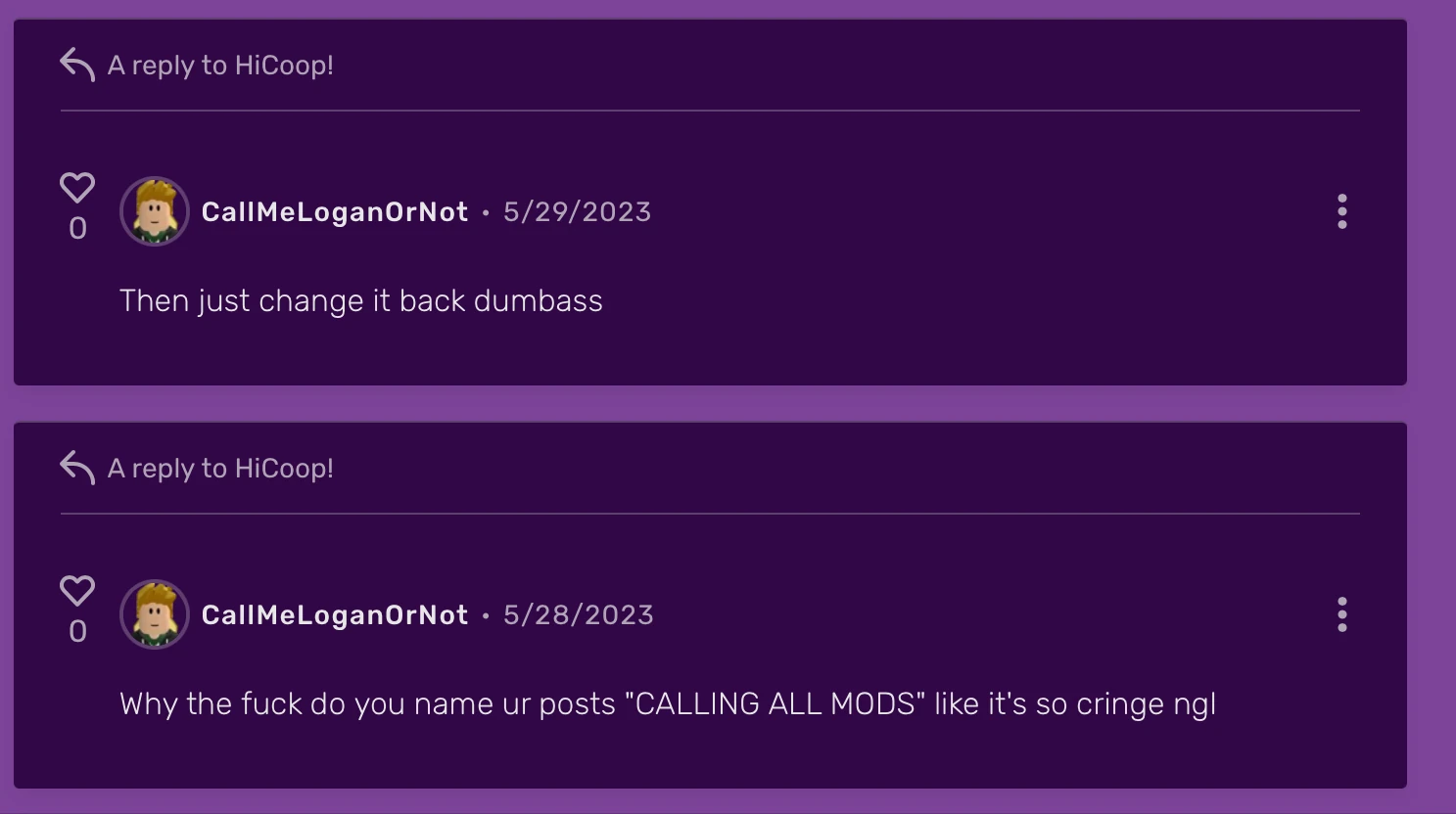 Caught in 4k calling someone a dum**** Fandom