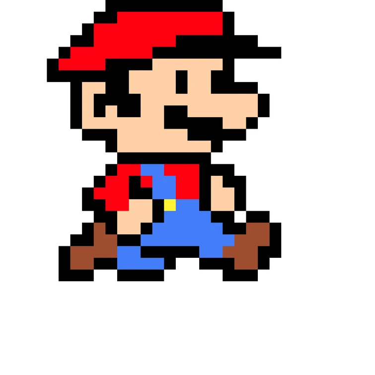 My pixel drawing of Mario Fandom