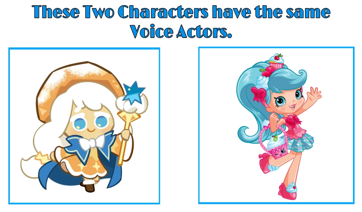Jessicake and Cream Puff Cookie share the same voice actor | Fandom