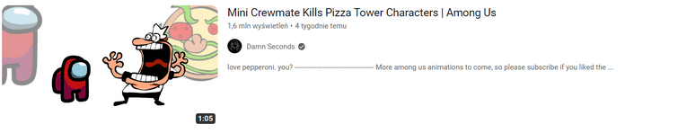 Mini Crewmate Kills Pizza Tower Characters