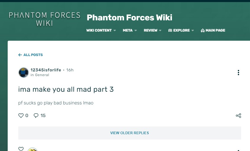 Message Wall M231 Fpw Phantom Forces Wiki Fandom - pf roblox wiki