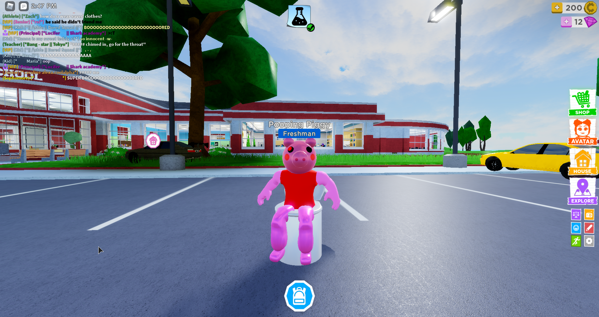 Guy Piggy Just Got Diarrhea And She Can T Work Now Fandom - rp car wip roblox