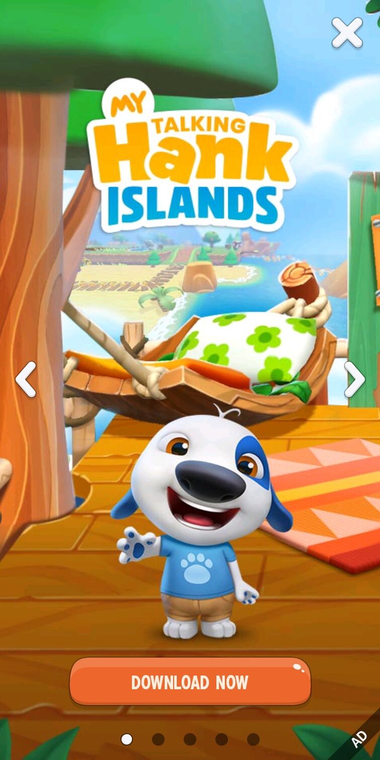 My Talking Hank: Islands, Talking Tom & Friends Wiki Brasil