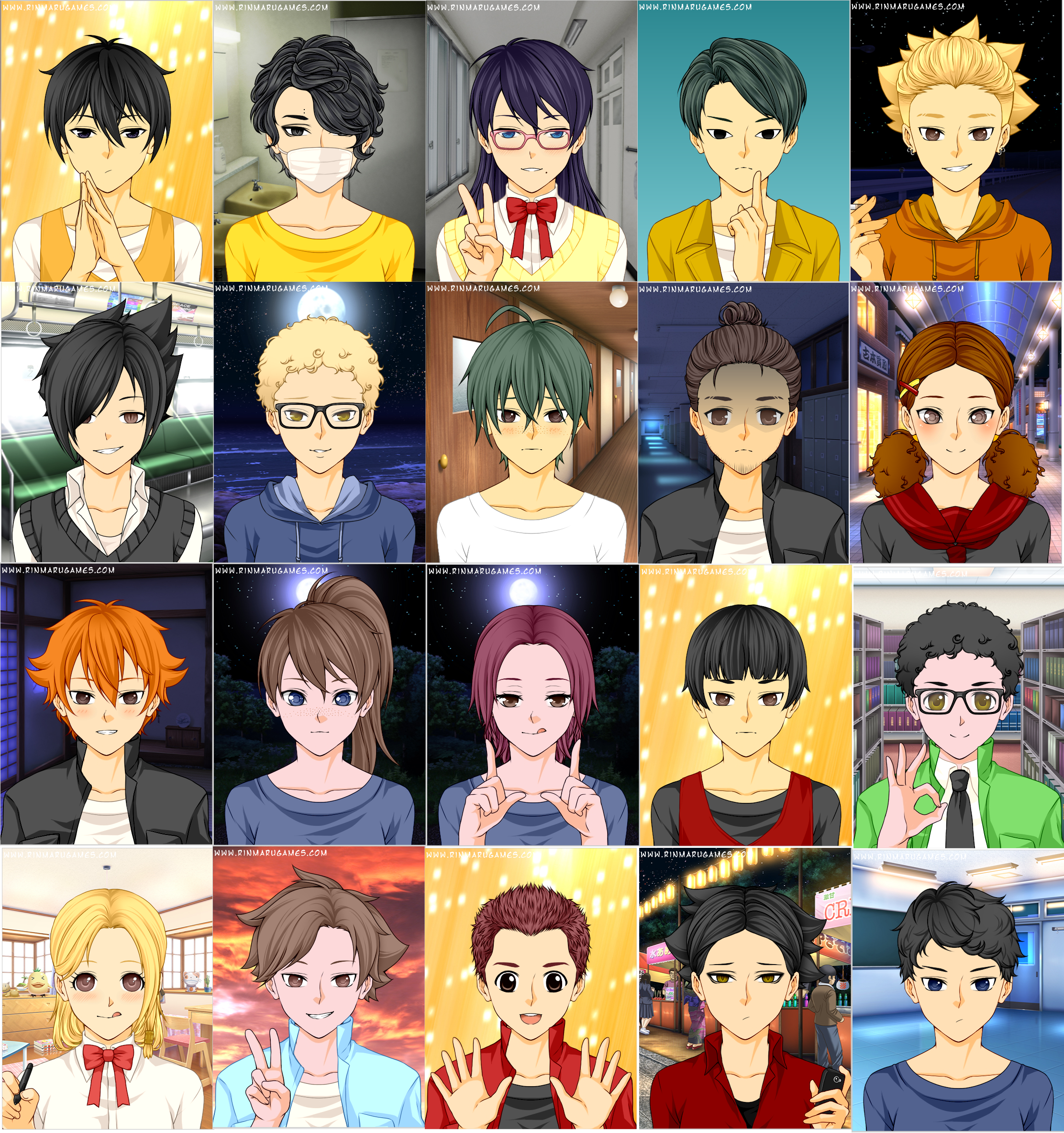 Tried Making A Few Of The Haikyuu Characters With An Avatar Creator Fandom