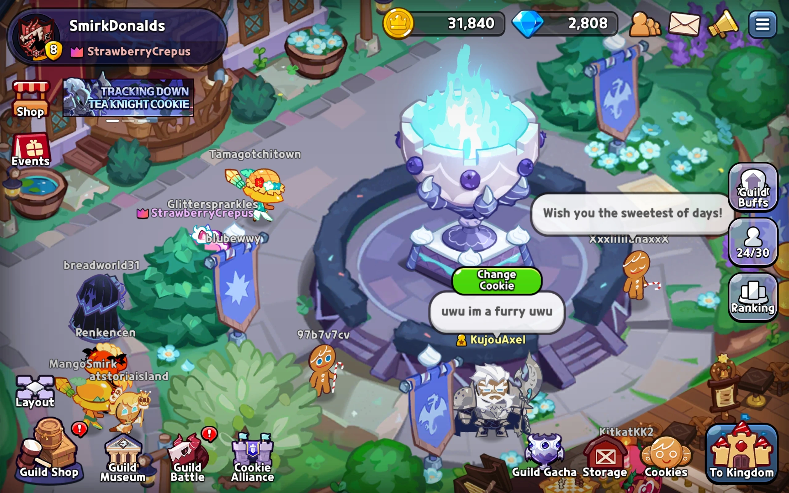 TEA KNIGHT COOKIE, NOOOOOOO Fandom