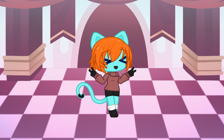 Just got Gacha Life 2, so I decided to make Cakey from Ghost & Pals! :  r/GachaClub