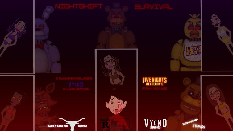 Nightshift Survival (A RichsmondBlazer Vyond X Live Action FNAF Fan Movie) (FULL VERSION)