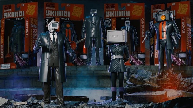 Skibidi Toilet - Deluxe Figures