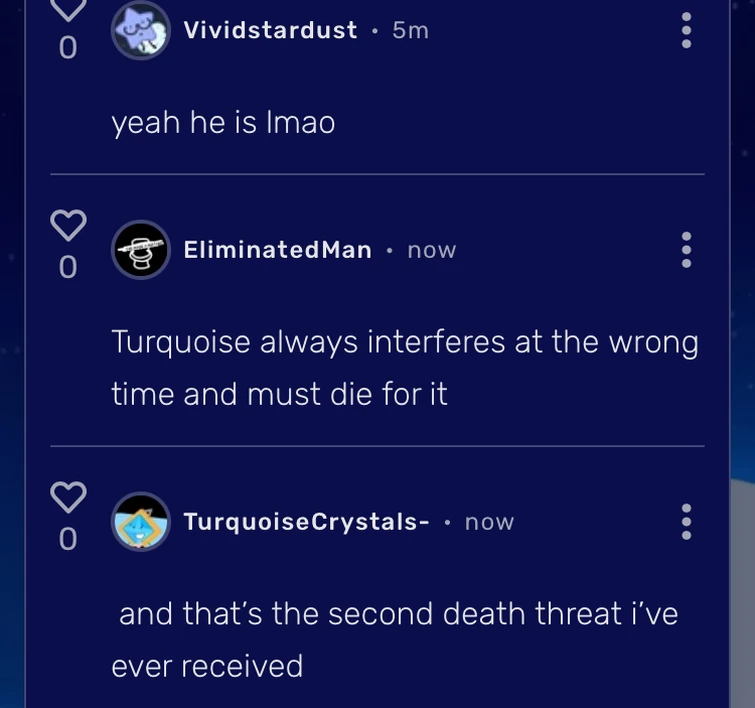 i totally love getting death threats 💖💖💖 /sarc Fandom