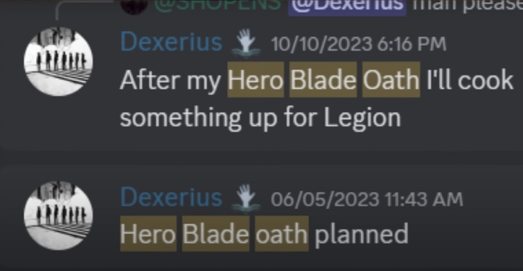 Guys hero blade oath confirmed