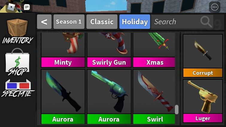 Minty Gun, Trade Roblox Murder Mystery 2 (MM2) Items