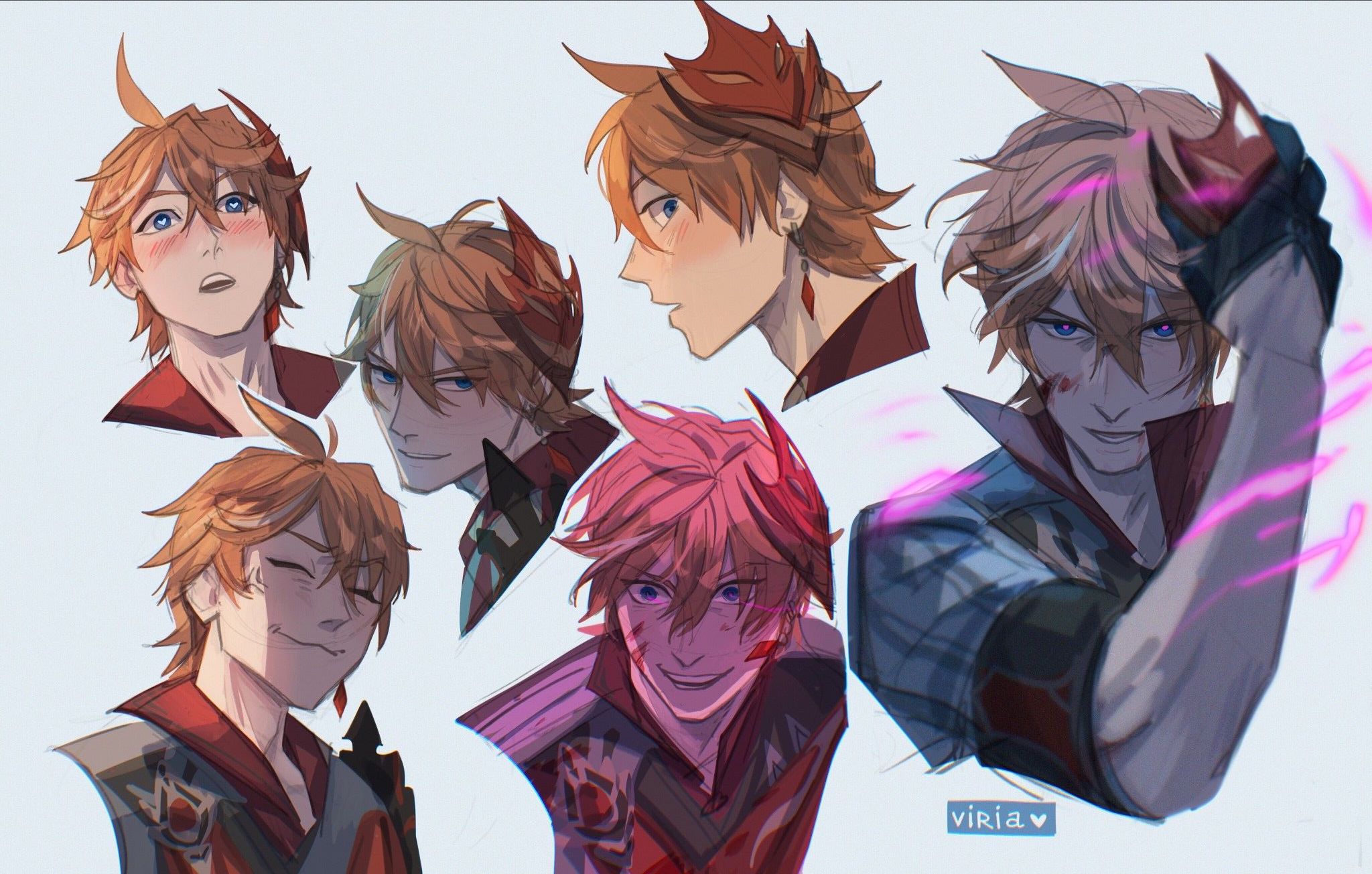 finding out viria does genshin art all along just yesterday and is a ...