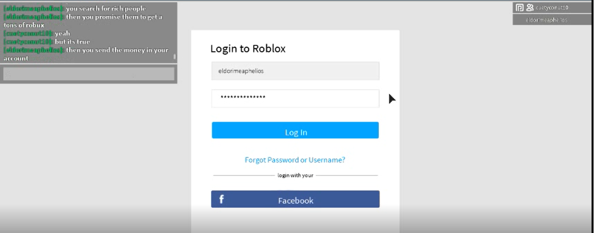 Login Roblox Rich Account Password