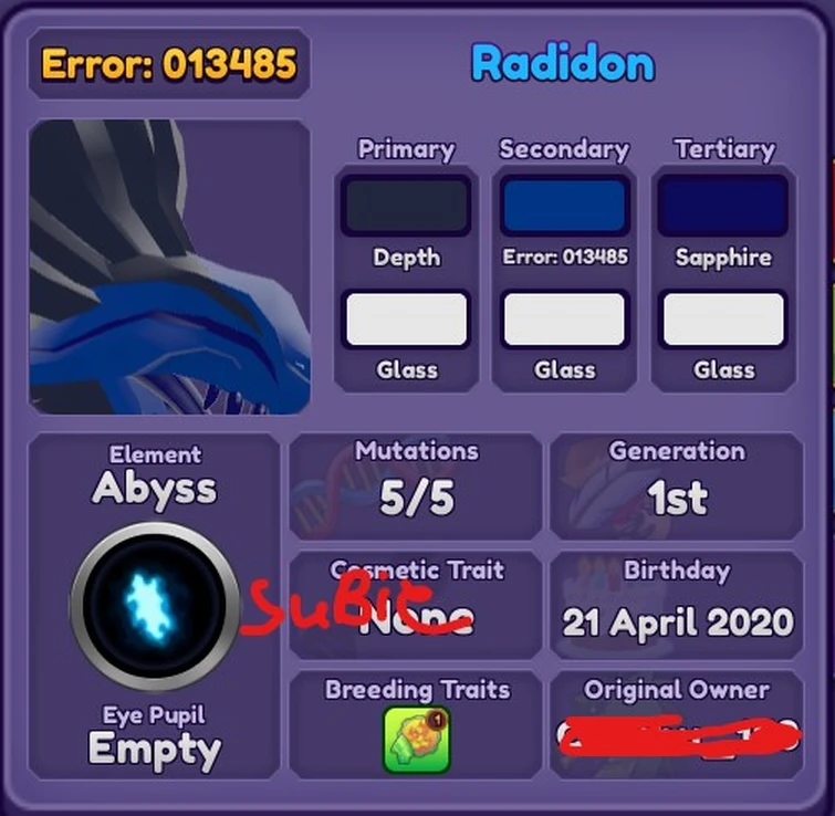 Trading error colors | Fandom