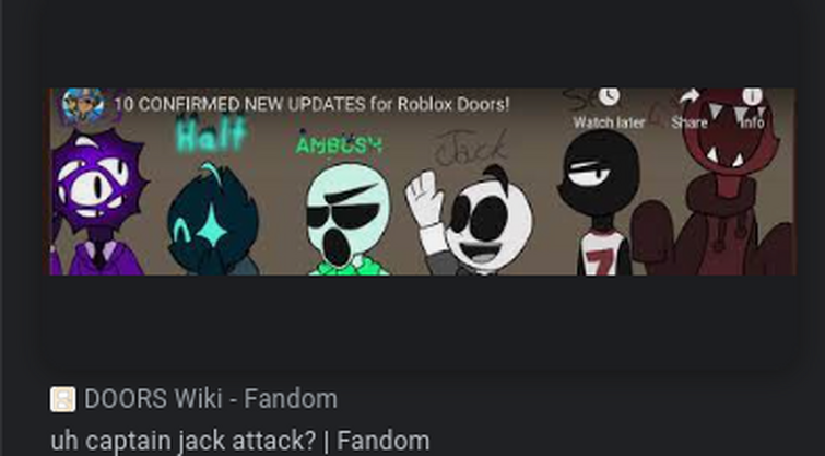 Roblox Doors Fan Art of Ambush with the Crucifx in Spray Paint