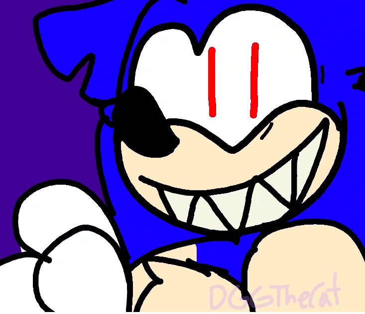 Here's a doodle my sonic exe character, Project X Fandom