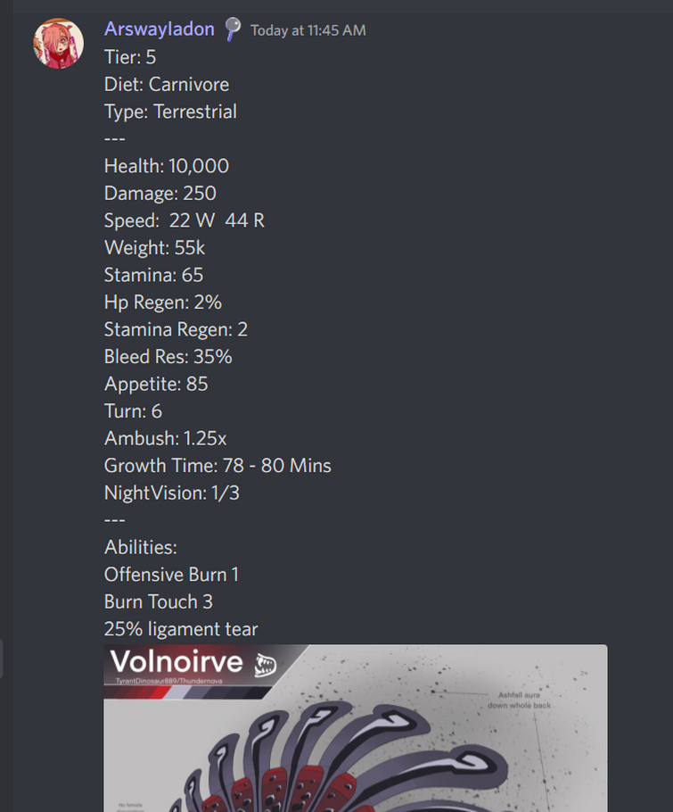 Volnoirve, Creatures of Sonaria Wiki