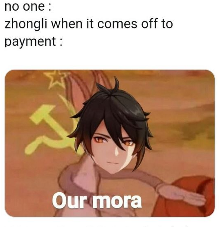 Zhongli memes because he's coming back Fandom