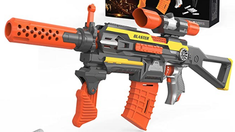 Minfex Automatic Toy Gun Sniper with Scope - 3 Modes