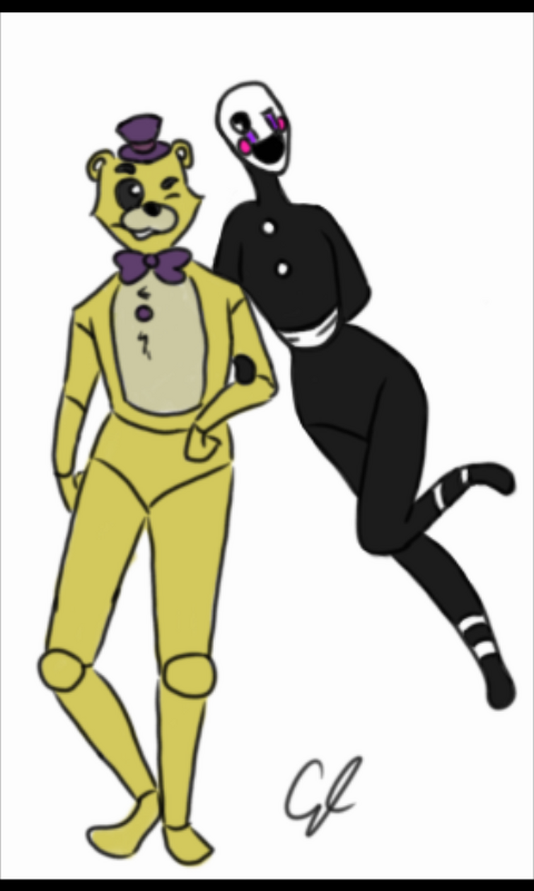 fnaf 2 marionette drawing