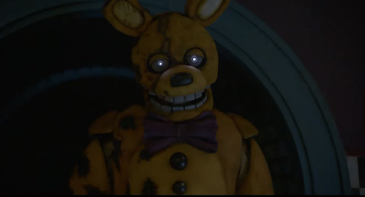 why springbonnie/springtrap's design in the fnaf movie is genius. a ...