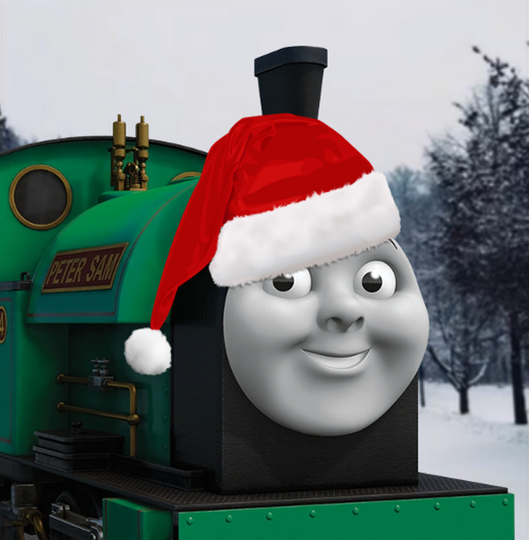 Narrow gauge engine Christmas cult pfps