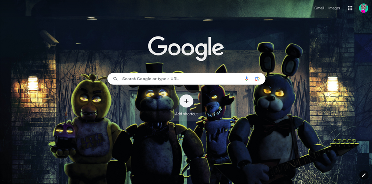 Five Nights at Freddy's Google Chrome Theme