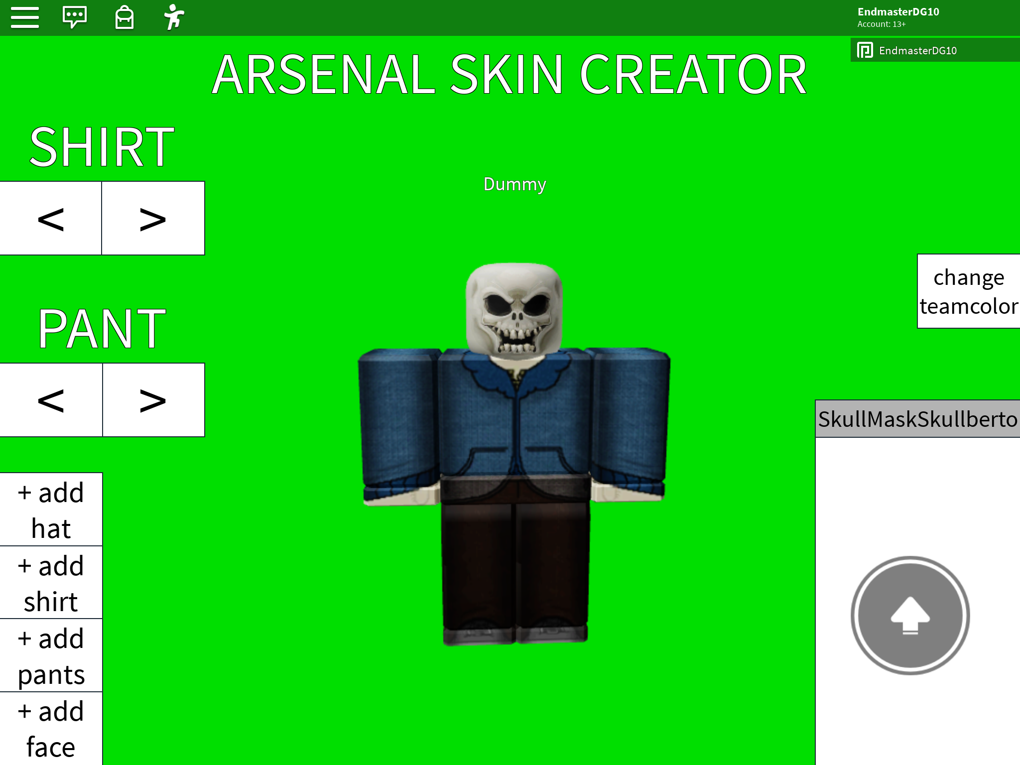 How To Get The Sans Skin In Arsenal - roblox arsenal delinquent face