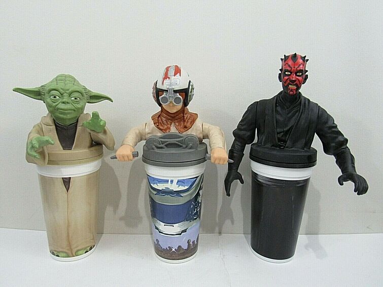 STAR WARS: KFC Episode 1 ANAKIN CUP TOPPER with CUP